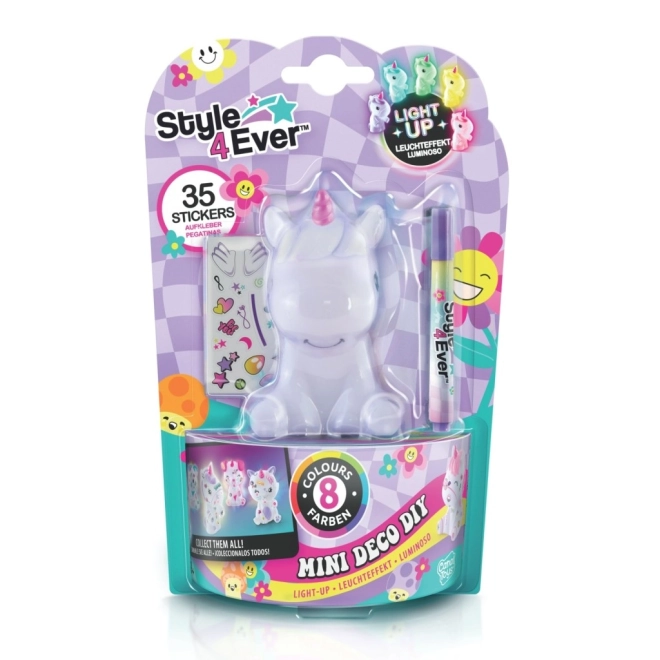 Svítící dekorační figurka STYLE4EVER mini deco, 8 barev