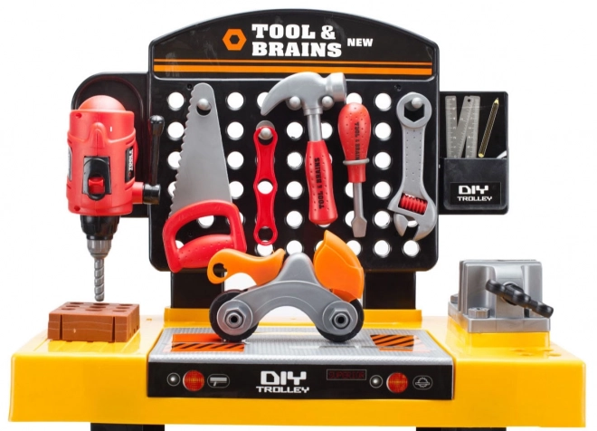 Dílenská hračka Tool & Brains pro děti s 39 kusy