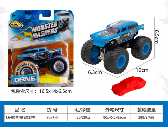Auto 1:64 – Modré