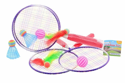 Badminton, líný tenis - set