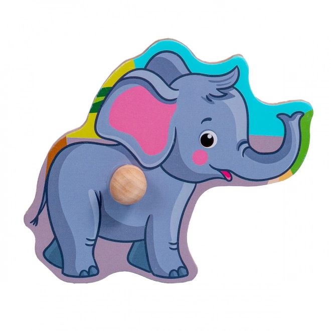 Dřevěné puzzle ZOO