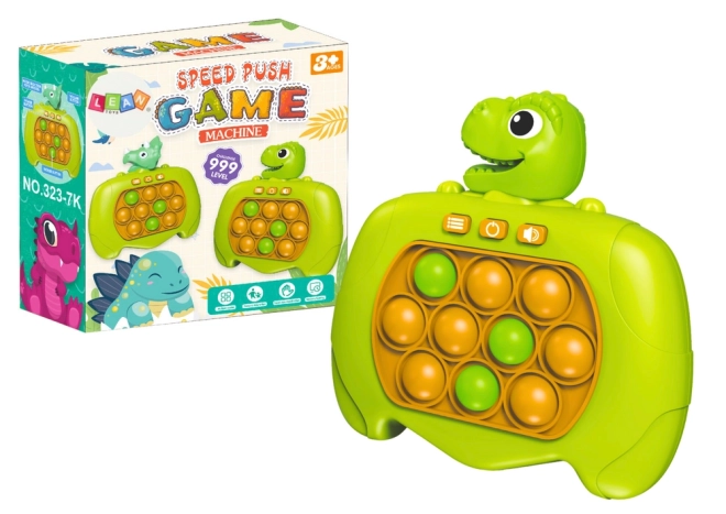 Pop-It Console 999 Levels Dinosaur Green B arkádová hra