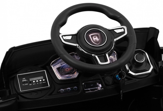 Elektrické autíčko sportovní Rapid Racer černé