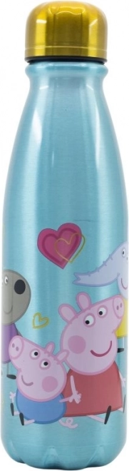 Hliníková láhev na pití Prasátko Peppa 600 ml