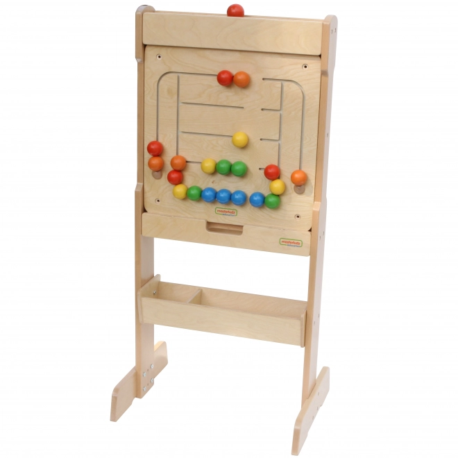 Edukační nástěnná tabule s kuličkami Montessori