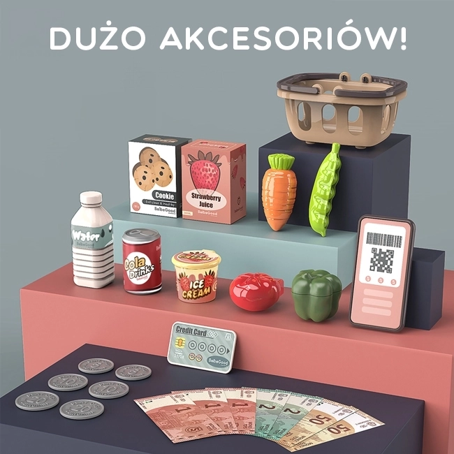 Dětská pokladna s doplňky Woopie