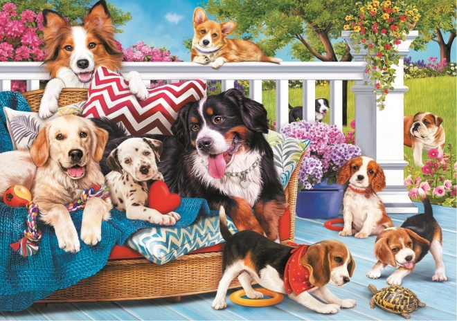 Puzzle Cuteness Overload: Psí přátelství 1000 dílků