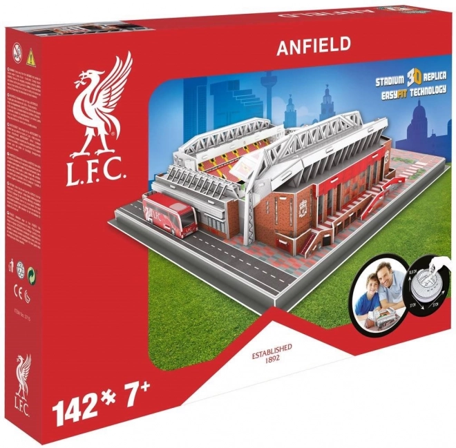 STADIUM 3D REPLICA 3D puzzle Stadion Anfield - FC Liverpool 142 dílků