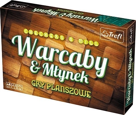 Rodinné stolní hry Dáma a Mlyn od Trefl