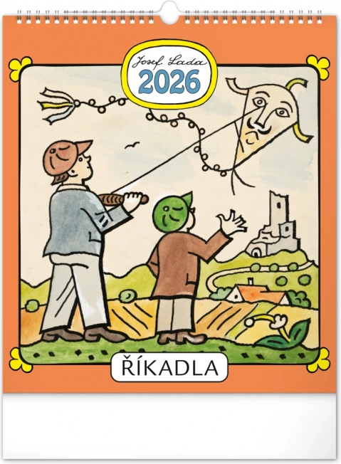 Nástěnný kalendář Josef Lada - Říkadla 2026