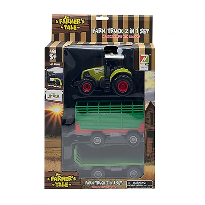 Traktor se zvukem a světlem