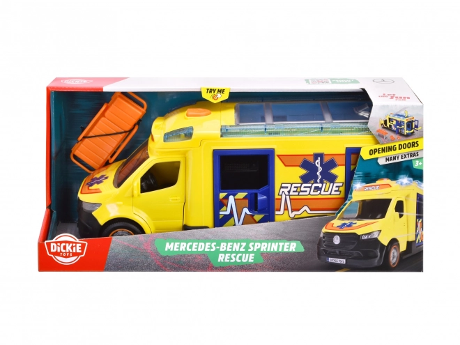 záchranné vozidlo Dickie Toys Mercedes-Benz Sprinter