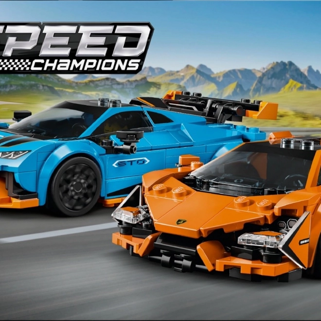 LEGO Speed Champions Lamborghini Revuelto a Huracán STO