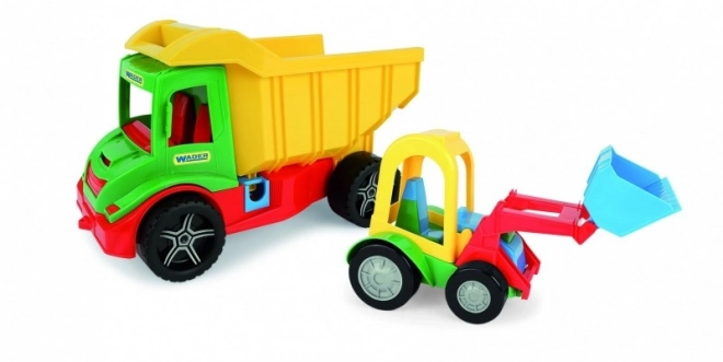 Pojazdy Multi Truck s vyklápěčem a nakladačem buggy