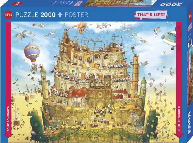 HEYE Puzzle That's Life: Vysoko 2000 dílků