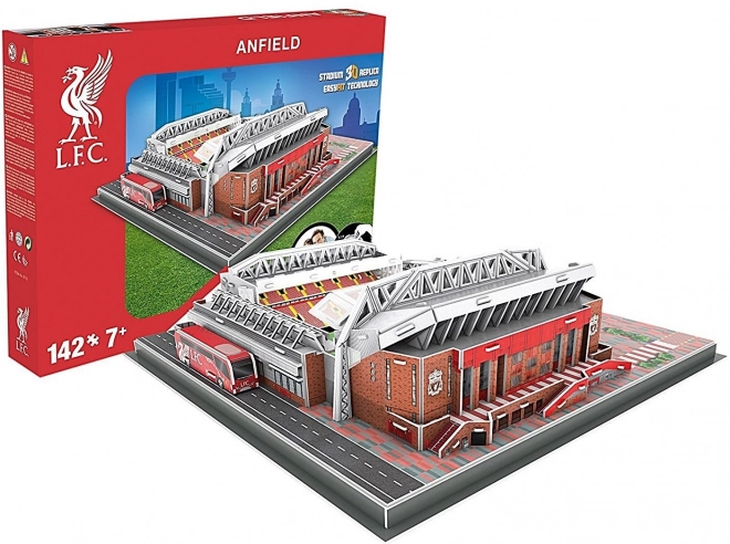 STADIUM 3D REPLICA 3D puzzle Stadion Anfield - FC Liverpool 142 dílků