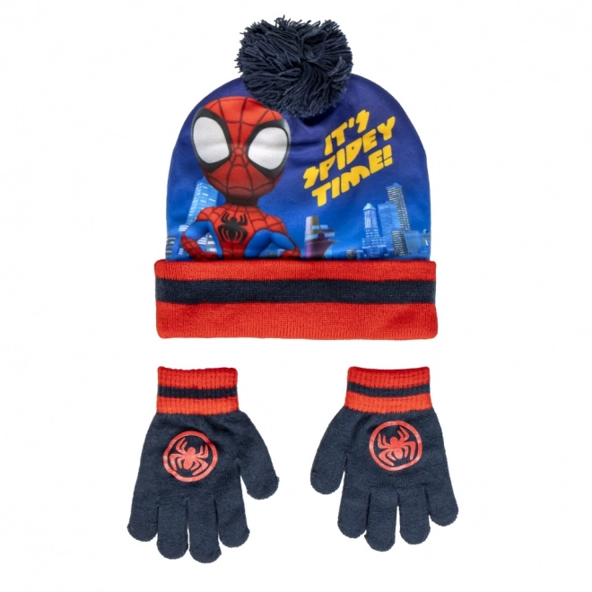 Sada čepice a rukavice Spidey