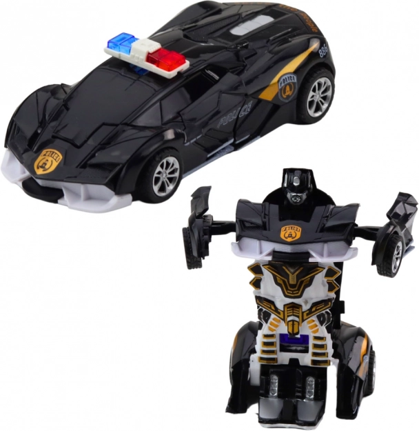 Auto robot 2v1 sportovní policejní vůz