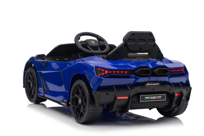 Dětský vůz lamborghini revuelto modrý