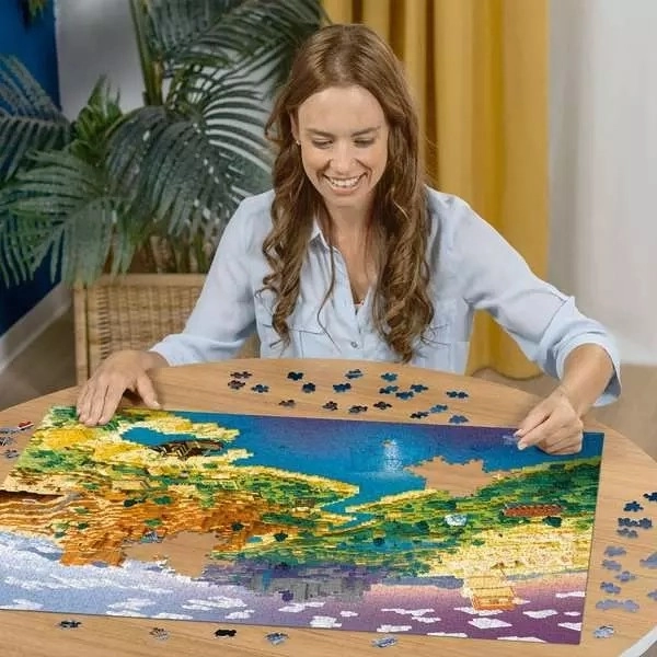 Puzzle 1500 dílků Minecraft World