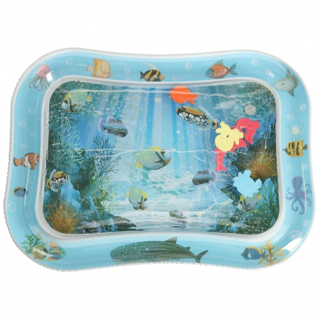 Nafukovací vodní hrací podložka pro kojence Rybky XXL 62x45 cm