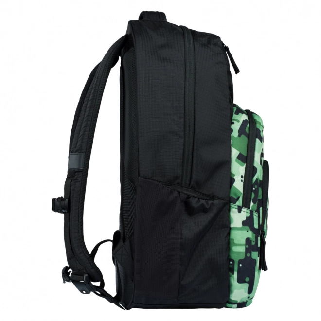 Sada BAAGL Coolmate Green: batoh, penál, sáček
