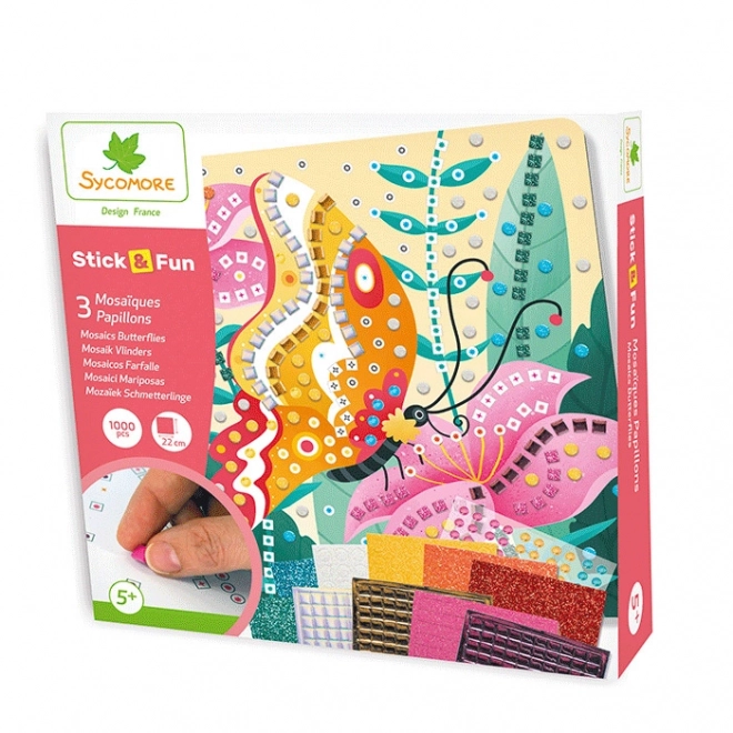Stick & Fun - mozaiková sada motýlci