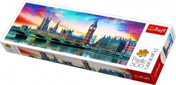 Puzzle 500 dílků Panorama - Big Ben a Westminsterský palác