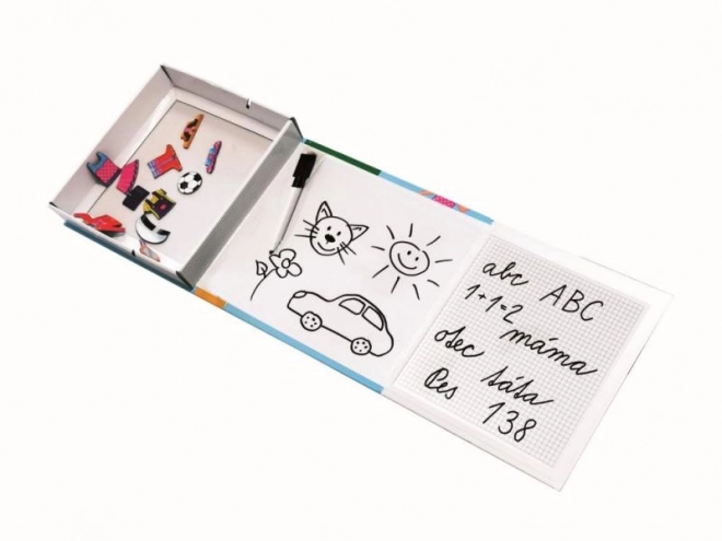 Psaní s magnety - oblékání
