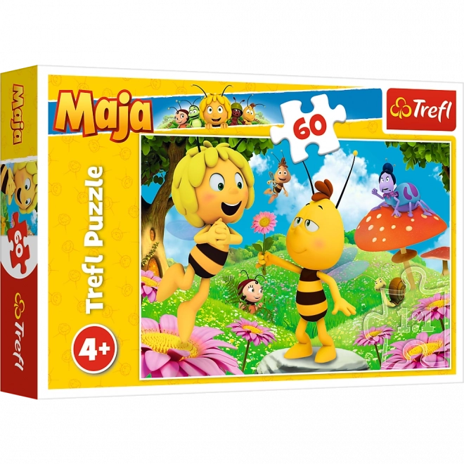 Puzzle Trefl Květina pro Maju pohádka Včelka Maja