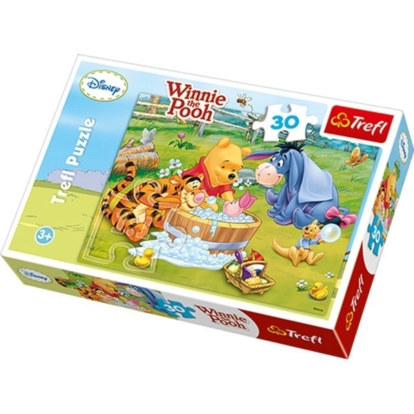 Puzzle Koupel Prosiáčka - Kubuš Pú