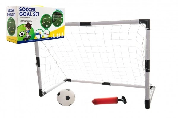 Dětská fotbalová branka 2v1 s míčem