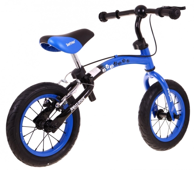 Dětské krosové kolo Boomerang SporTrike + variabilní uspořádání rámu – Modré 