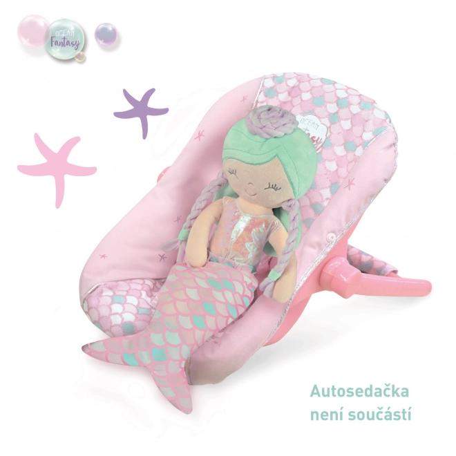 Plyšová panenka Ocean Fantasy - 36 cm s kolébkou