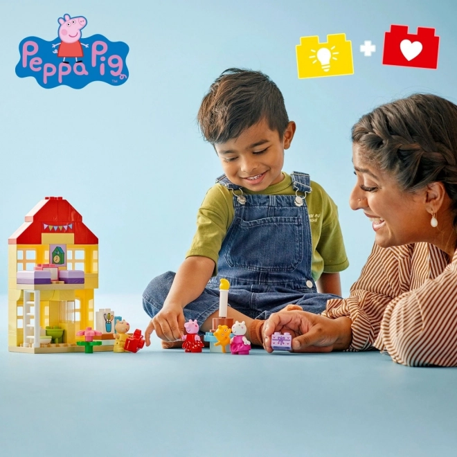 Kostky DUPLO Peppa Pig Narozeninový domek Peppy