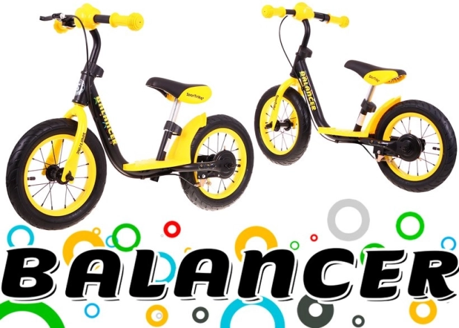 Dětské krosové kolo SporTrike Balancer – Žluté