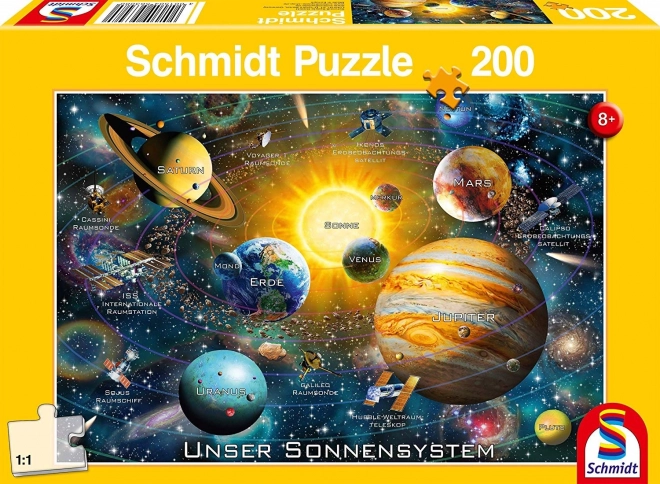 SCHMIDT Puzzle Sluneční soustava 200 dílků