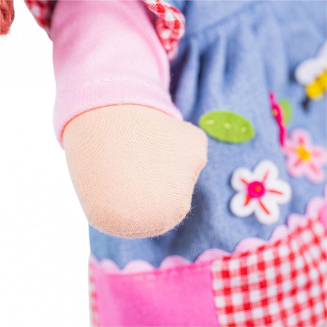 Látková panenka Melody od Bigjigs Toys 34 cm