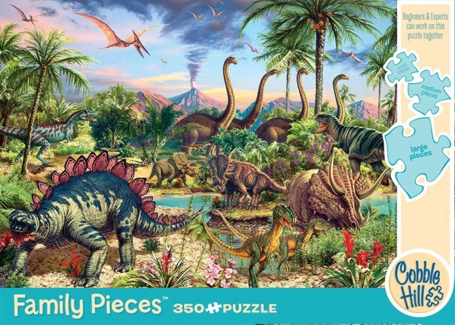 Rodinné puzzle Prehistorická party 350 dílků