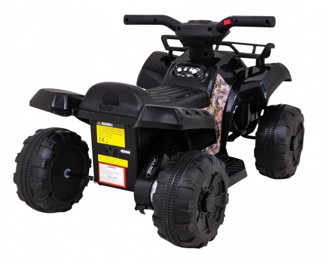 Dětská bateriová čtyřkolka Storm + 25W motor + MP3 USB + LED dioda – Černá
