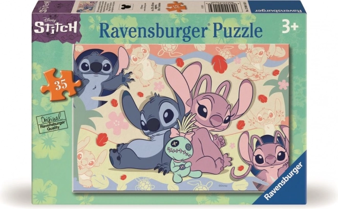 Ravensburger puzzle Disney Stitch s Angelem 35 dílků