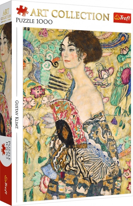 Puzzle Art Collection: Dáma s vějířem 1000 dílků