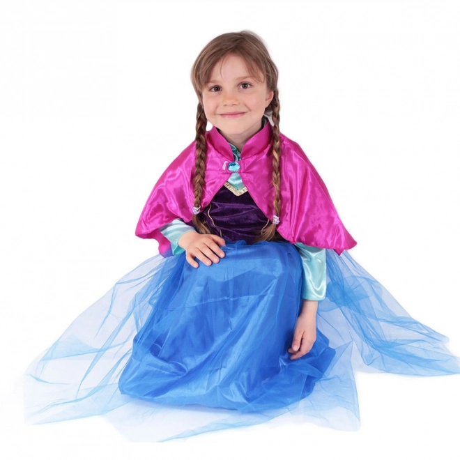Dětský kostým princezna zimní království Anna – vel. S