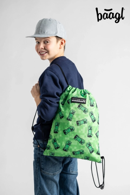 Minecraft sáček s Creeper motivem