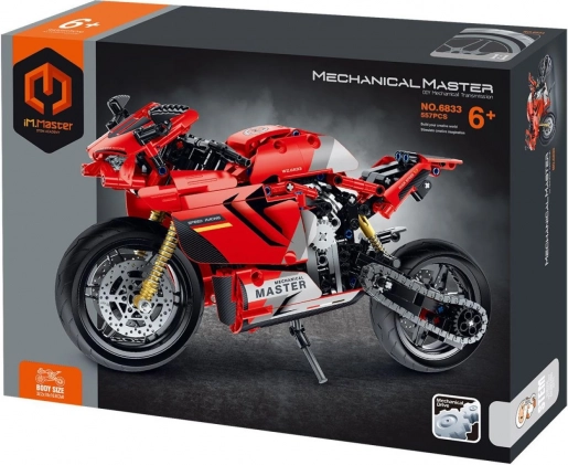 stavebnice iM.Master motorka, 557 dílků, plast