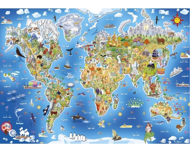 Vzdělávací puzzle Náš svět 250 dílků