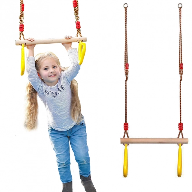 Dětská zahradní houpačka gymnastická hrazda