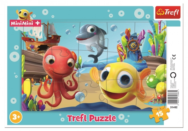 Dětské puzzle Rybka MiniMini 15 dílků