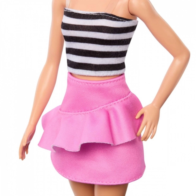 Barbie Fashionistas panenka v pruhovaném topu
