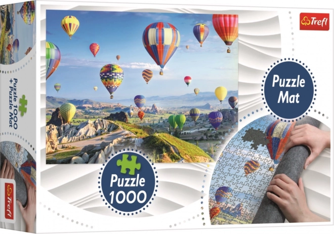 Puzzle Balóny nad Kappadokií 1000 dílků s podložkou